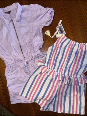 Vince Camuto Girls’ Romper Bundle – Sizes 10 & 12